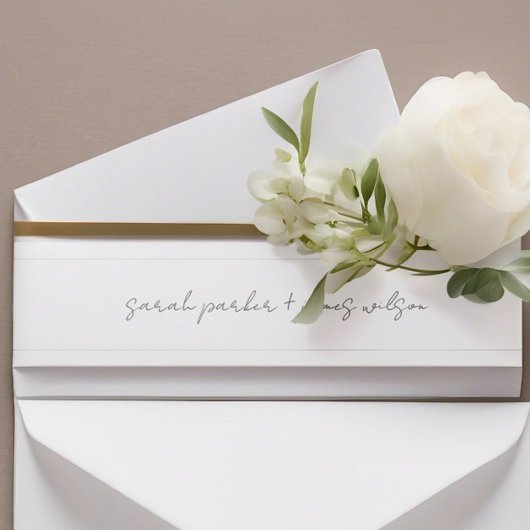 結婚式招待状ベリーバンドモダンミニマル 招待状ベリーバンド