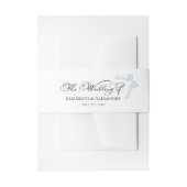 結婚式招待状ベリーバンド |弓の書道 招待状ベリーバンド (正面例)