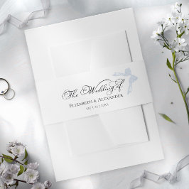 結婚式招待状ベリーバンド |弓の書道 招待状ベリーバンド