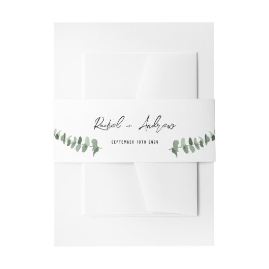 結婚式招待状ベリーバンド 招待状ベリーバンド (正面例)