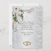 結婚式招待状ホワイトラン 招待状 (裏面)