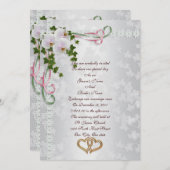 結婚式招待状ホワイトラン 招待状 (正面/裏面)