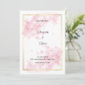 結婚式招待状ポートレート 招待状 (スタンド正面)