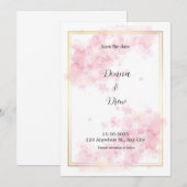 結婚式招待状ポートレート 招待状 (正面/裏面)
