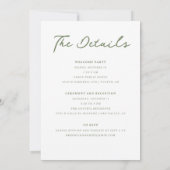 結婚式招待状マウンテンデザートシーン 招待状 (裏面)