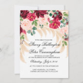 結婚式招待状マルサラピオニバラパンパスグラス 招待状 (正面)