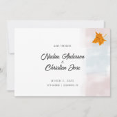 結婚式招待状モダンスイート セーブザデート (正面)