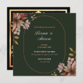 結婚式招待状ユニークカード 招待状 (正面/裏面)