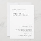 結婚式招待状付き写真、フォト招待状 招待状 (正面)