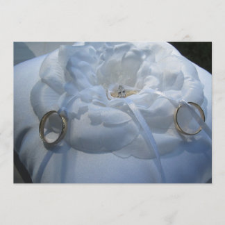 結婚式招待状付リングや輪 招待状