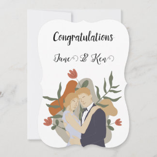 結婚式招待状又はおめでとう