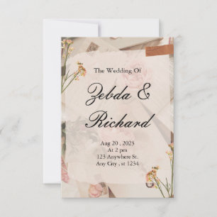 結婚式招待状固定 招待状