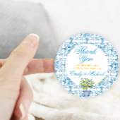 結婚式招待状地中海のレモントレリス ラウンドシール