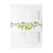 結婚式招待状地中海のレモン 招待状ベリーバンド (正面例)