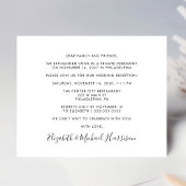 結婚式招待状後ずっと幸せに撮影