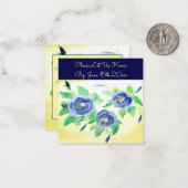 結婚式招待状応答カード ノートカード (正面/裏面インサイチュ)