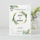 結婚式招待状恋愛物語が始まる シーズンカード (スタンド正面)