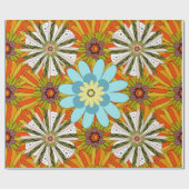 結婚式招待状抽象芸術フローラの背景。アブ ラッピングペーパー (フラット)