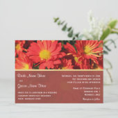 結婚式招待状新郎新婦。 招待状 (スタンド正面)