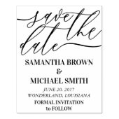 結婚式招待状日の保存 ラバースタンプ (インプリント)