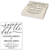 結婚式招待状日の保存 ラバースタンプ (押印)