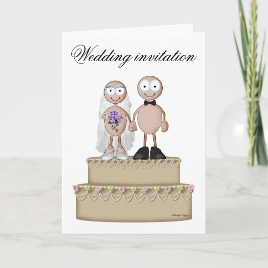 結婚式招待状灯 招待状 (正面)