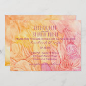 結婚式招待状生花 招待状 (正面/裏面)