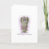 結婚式招待状白いバラと真珠 招待状 (裏面)