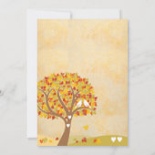 結婚式招待状秋テーマデイ招待状 招待状 (裏面)