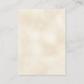 結婚式招待状秋ブドウの葉 プレイスカード (裏面)