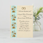 結婚式招待状紅葉 招待状 (スタンド正面)