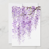 結婚式招待状紫藤2024 招待状 (裏面)