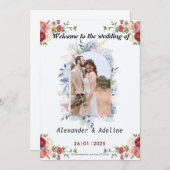 結婚式招待状統一されたイン・ラブ 招待状 (正面/裏面)