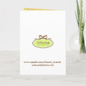 結婚式招待状花札 招待状 (裏面)