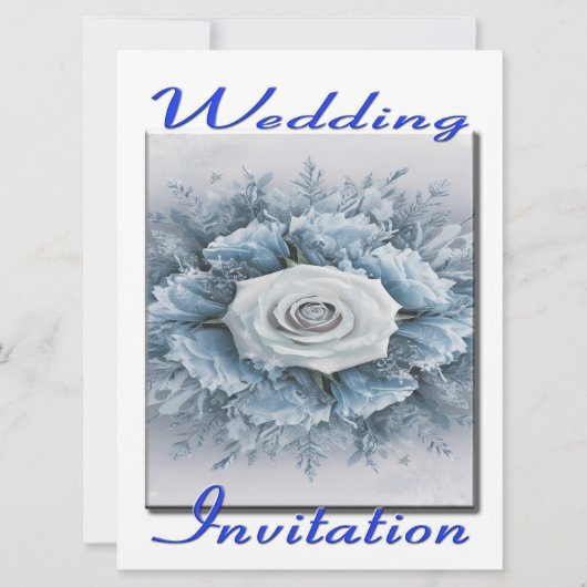 結婚式招待状花束 招待状 (正面)