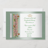 結婚式招待状蝶アジアリイ 招待状 (裏面)