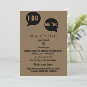 結婚式招待状言カジュアル語 招待状 (スタンド正面)