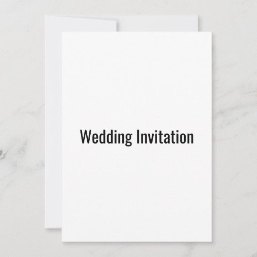 結婚式招待状試験 招待状 (正面)