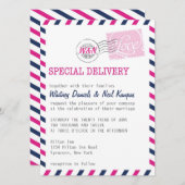 結婚式招待状郵便集取 招待状 (正面/裏面)