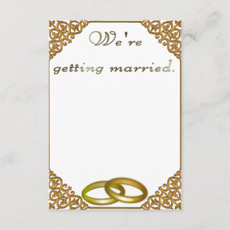 結婚式招待状金縁 招待状