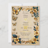 結婚式招待状金蝶 招待状 (正面)