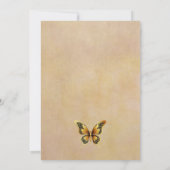 結婚式招待状金蝶 招待状 (裏面)