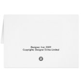 結婚式招待状 (裏面横)