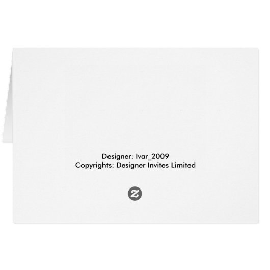 結婚式招待状 (裏面横)