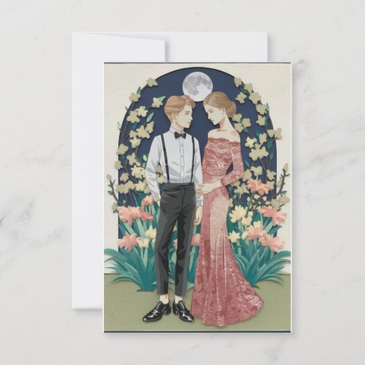 結婚式招待状 (正面)