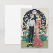 結婚式招待状 (正面/裏面)