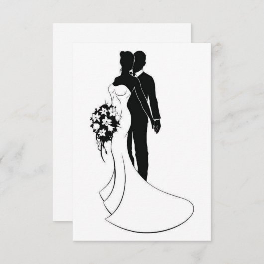 結婚式招待状 (正面/裏面)