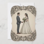 結婚式招待状 (正面)