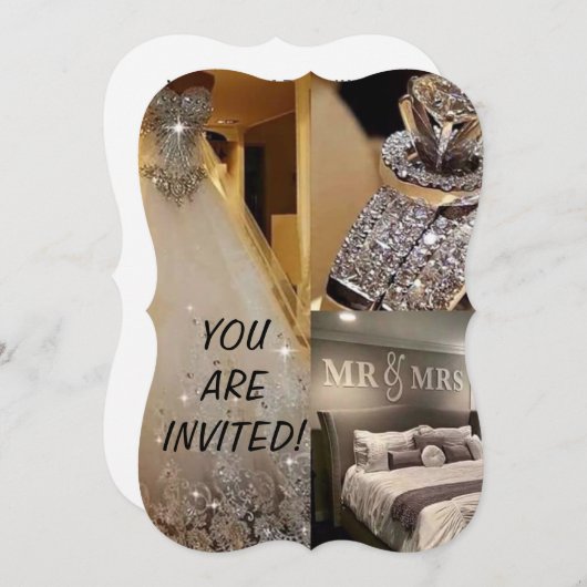 結婚式招待状 (正面/裏面)