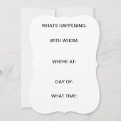 結婚式招待状 (裏面)